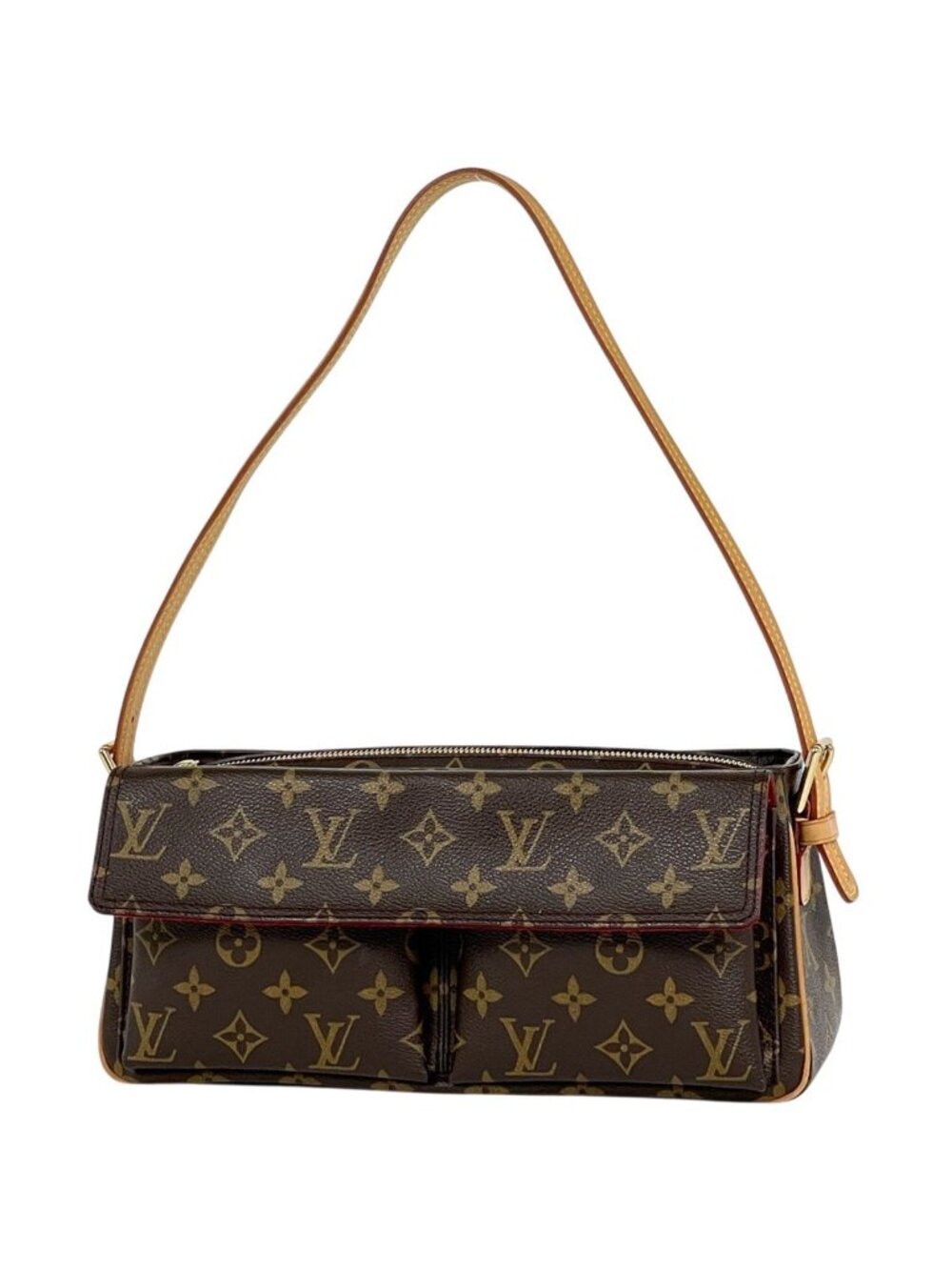 Louis Vuitton Viva-Cite MM Shoulder Bag Monogram Brown